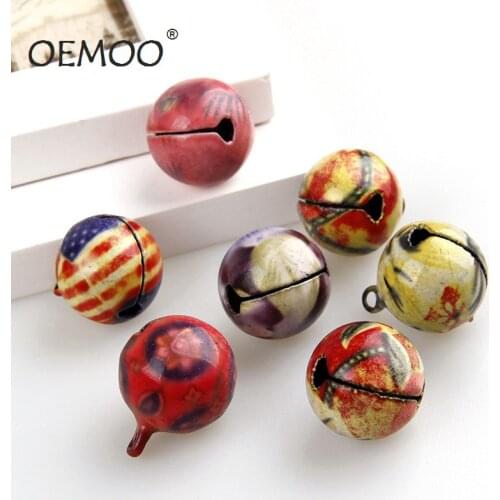 6pcs Small Metal Jingle Bells Loose Beads Festival Party Decoration/Christmas Tree Decorations/DIY Crafts Accessories