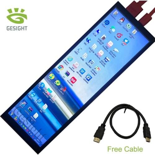 7.84 Inch 1280*400 LCD Display Panel TM078XYHP10 LCD MIPI Interface HD-MI USB Driver Board for Monitor Gaming PC Raspberry