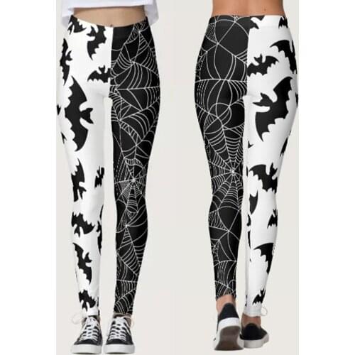 Seamless High Waist Yoga Pants Women Skull Halloween Print Sports Leggings Female Hip Push Up Fitness Pants Leggins Dropshipping