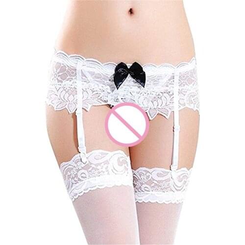 Ladies Garters Intimates Women Sexy Thigh-Highs Stockings Garter Belt Erotica Suspender Set Erotic Lingerie Pantyhose Stockings