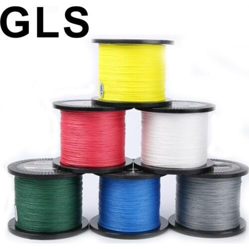 GLS brand 500 meters multicolor optional 4 braided PE braided wire imported from Japan anti-bite fishing line
