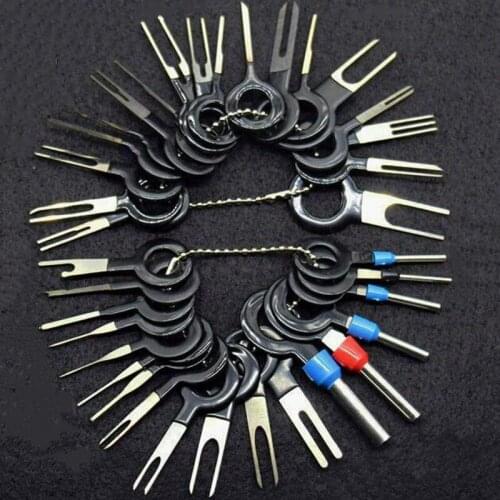 36 piece car plug terminal removal tool terminal needle retractor wire harness terminal push pin