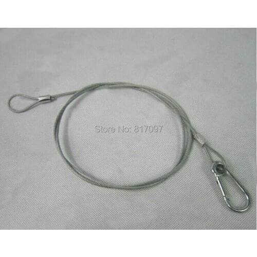 3ft Safety Cable for Lighting Fixtures 30Kg Weight Capicity safety cable for moving heads lasers cabezas moviles luces