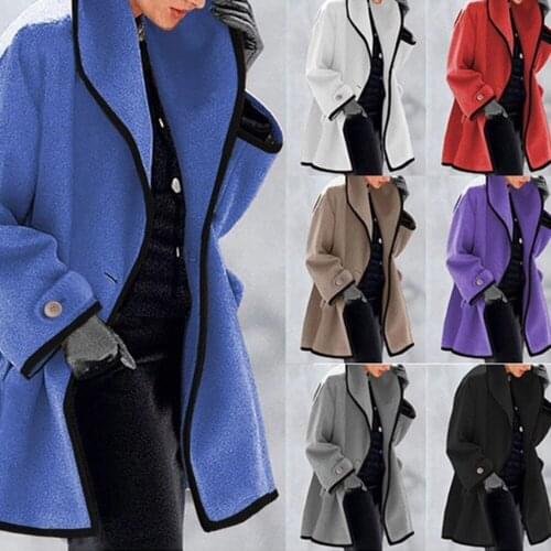 Женские пальто с воротником LeFifino China At AliExpress