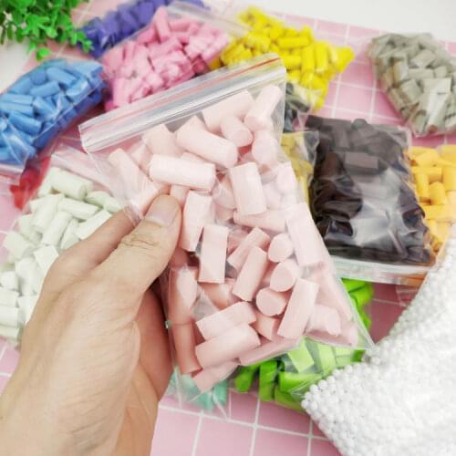 70pcs Sponge Block Additives in Slime Filling Beads Supplies DIY Slime Accessories For Slime Stuff Foam Clay Mud Sponge Block