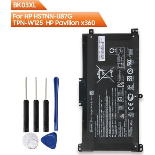 Original Replacement Laptop Battery BK03XL For HP HSTNN-UB7G TPN-W125 916366-541 916811-855 Laptop Battery With Free Tools
