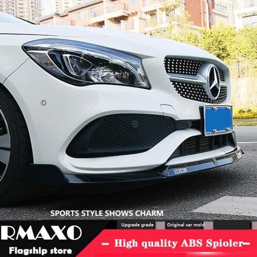 For Mercedes-Benz W117 front Bumper Diffuser Bumpers Protector For Benz W117 CLA 180 200 Body kit bumper Before Rear lipspoiler