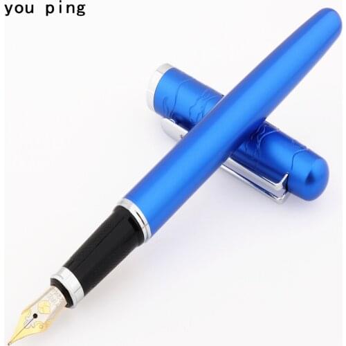 Luxury quality 3701 Blue Boy girl Student office Fountain Pen School Stationery Supplies ink calligraphy pen
