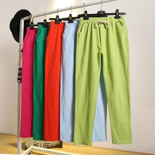 Sanishroly Women's Linen Trousers