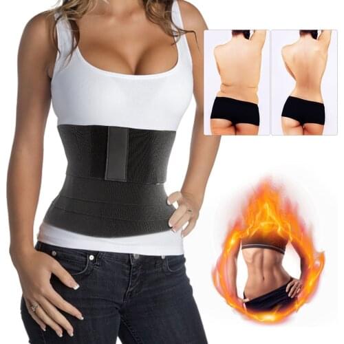 Snatch Me Up Bandage Waist Trainer Wrap Belt Women Lumbar Support Slimming Shapewear Waist Cincher Tummy Control Shaper Tops