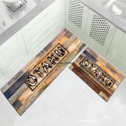 Modern Kitchen Area Rug Mats Plants Winter Non-slip Washable Household Bedroom Bedside Carpet Entrance Doormat Living Room