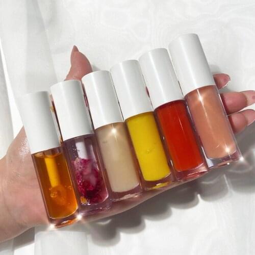 Moisturizing Gloss Plumping Lip Gloss Lip Plumper Makeup Glitter Nutritious Liquid Lipstick Cherry Mineral Oil Clear Lipgloss