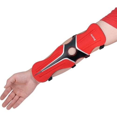 Archery Shooting Arm Guards Forearm 4 Elastic Straps Safe Shooting Hunting Protecting Gears Hunting Exercise Arm