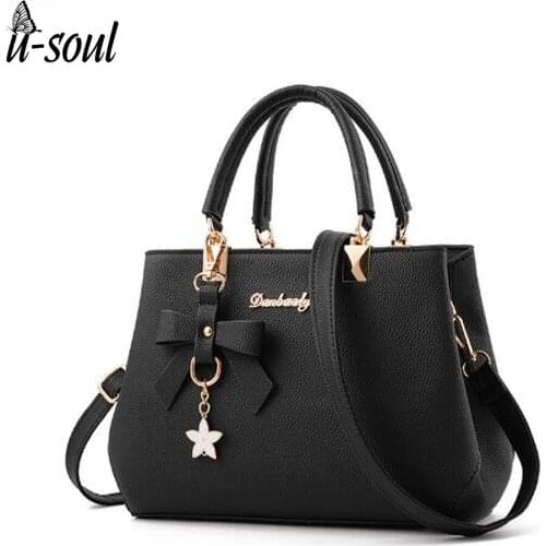 Women Handbag Black Vintage Shoulder Bag Tote Leather Cross Body Bag Tote Pu Bags For Women 2020 Messenger Bags Designer A10208