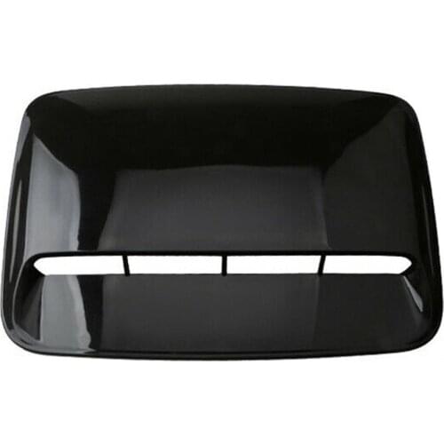 1 PCS BLACK Universal Car Hood Vent Air Flow Intake Decorative Bonnet Vent Hood Scoop Cover Car Accessories