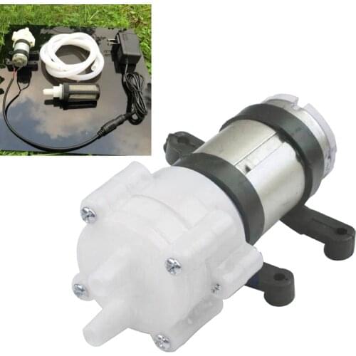 12v DC 1.5-2L/m Fresh Water Pressure Pump 385 Air Diaphragm Pumps for Water Dispenser Windshield Wiper, Automatic Sprinkler