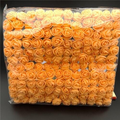 144 Pcs/ Pack Mini Foam Artificial Rose Flower Bouquet Wedding Decor Craft Supplies Hot Sale