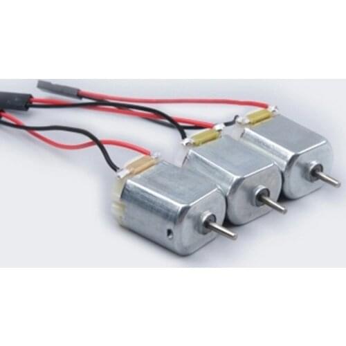 2Pcs 130 with line motor DIY robot car spare parts DC micro motor with cable female