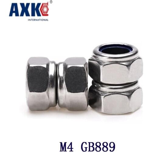 2019 Rushed New Decor Wood Furniture Stainless Steel Rod Axk 20pcs 316 A4-80 Nylon Locknuts / Self-locking Nut Lock M4 Gb889