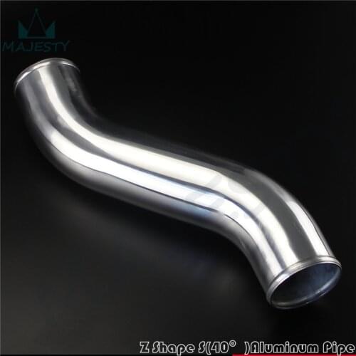 80mm 3 1/8" inch Z Shape S Shape Aluminum Turbo Intercooler Pipe Piping Tubing