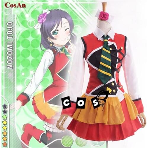 Anime LoveLive Tojo Nozomi Cosplay Costume SUNNY DAY SONG Lovely SJ Uniform Activity Party Role Play Clothing Custom-Make Any