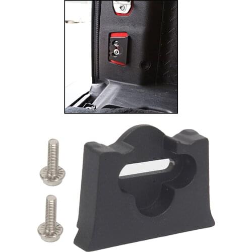 Aluminum Alloy Tailgate Latch Bumper for Jeep Wrangler JKU 2007-2017 Black