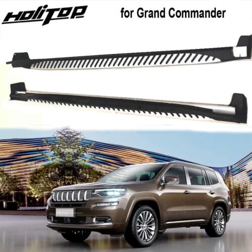 Side bar running board side pedal for jeep grand commander 2018 2019 2020,made by ISO9001:2008 famous factory