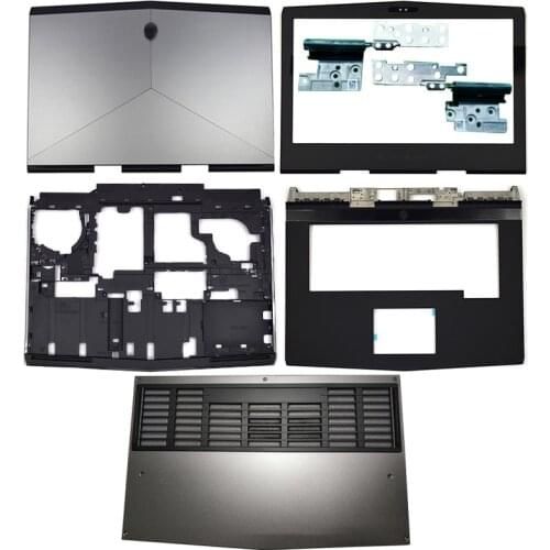 For Dell Alienware 15 R3 0KWP7D 0892VY 0VN6FK 0F9V34 071YM7 LCD Back Cover/Front Bezel/Hinges/Palmrest/Bottom Case Cover