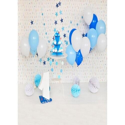 Balloons Bithday Photo Shootings Photography Backdrops For Photo Studio Decor Vinyl Cloth Photo Backgrounds Children Photobooth