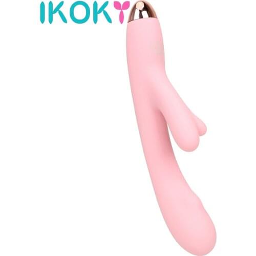 IKOKY 8 Speeds Adult Sex Products Vibrator Female Masturbator Sex Toys for Woman Vaginal Massager Clitoral Stimulator Dildo