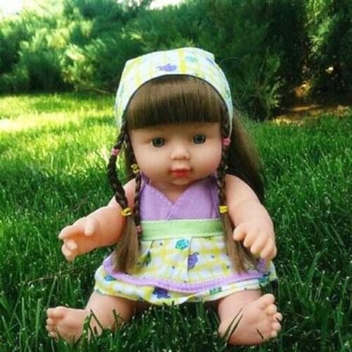 Interactive Silicone Talking/Laugh/Cry Electronic Reborn Baby Doll for Girl Childrens Educational Toys Soft Brinquedos A051 1pc