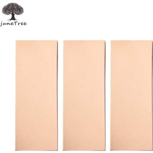 3 pieces leather shapes Widths Natural Cowhide thick genuine leather vegetable tanned leather belt thickness 1.0 - 4.0mm