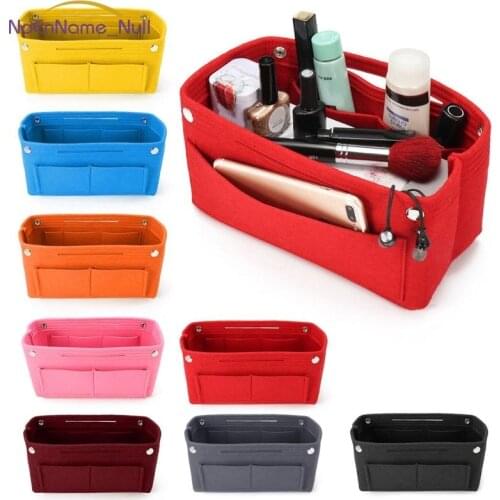 Multifunction Handbag Organizer Purse Insert Bag Felt Fabric Storage Pouch Case JUL29