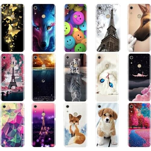 Soft Phone Case Silicone For Huawei Honor 8A JAT-LX1 Silicone TPU Cute Animals Back Cover For Huawei Honor 8A Pro JAT-L41 Case