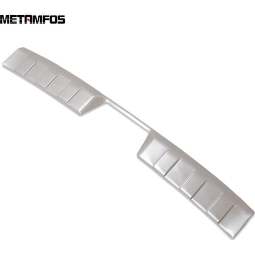 For Nissan X-Trail X trail 2008-2011 2012 Inner Rear Bumper Foot Plate Tail Gate Door Sill Scuff Guard Sticker Accessories