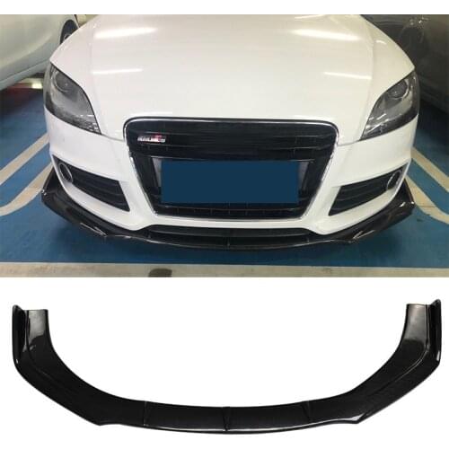 Front Bumper Spoiler Protector Plate Lip Body Kit Rear Wrap Angle Splitters Diffuser Strip Chin Shovel For Audi TT 2008 - 2013