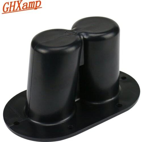 GHXAMP Double Hole Stage Speaker Stand Bottom Eye ABS Plastic Bracket Seat Thickened Professional Stage Speaker Accessories 1pc