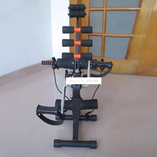 Simple Multifunctional Sit-Up Bench Abdominal Training Bench With Foot Pedal Pull Rope Abdominal Muscle Sport Fitness Equipment