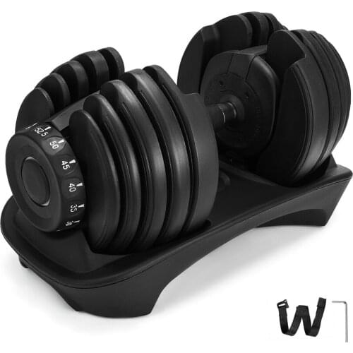 Adjustable Dumbbell Fitness Workouts Dumbbells Tone Your Strength and Build Muscles 10-90 Lbs