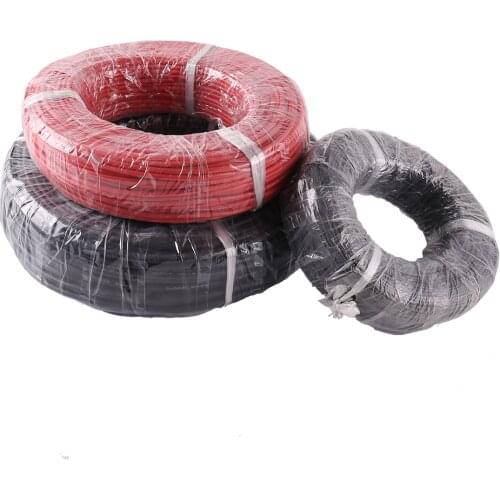 Mayatech 8/10/12/14/16/18/20/22/24/26 Gauge AWG Electrical Wire Tinned Copper Insulated PVC Extension LED Strip Cable Red Black