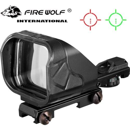 Tactical Scope Hunting Optics Riflescope Holographic Big Red Green Dot Sight Reflex Reticle Hunting Gun Accessories