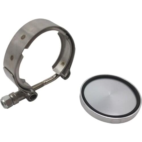 Aluminum Alloy Tube Plug Intake Block Off Plate With V Band Clamp 50mm/2inch