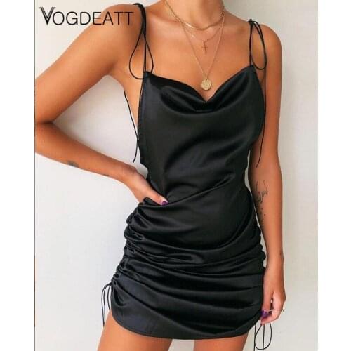 Women New Solid Spaghetti Straps Dress Fashion Backless Sleeveless Sexy Dresses Bottom Length Adjustable Ladies Casual Dress