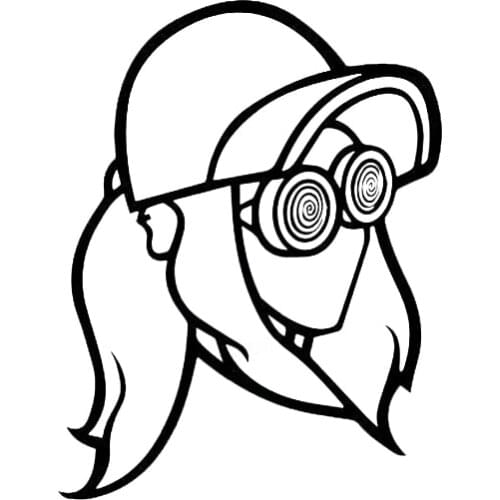 13*17cm REZZ EDM DJ Girls vinyl decal Car Stickers Laptop Decals Truck Bumper Window Waterproof Pattern Decoration Art L818