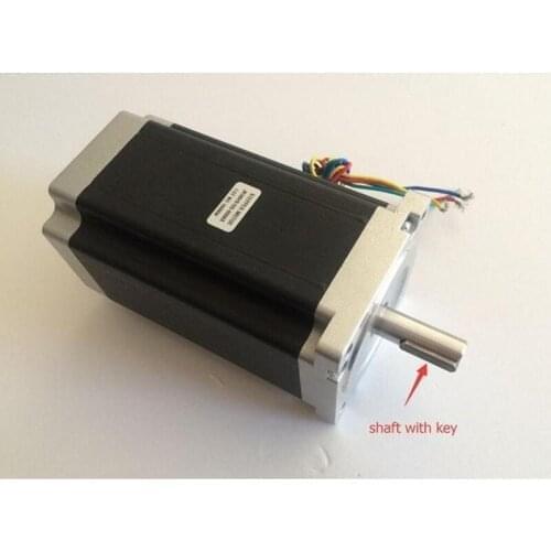 3pcs Nema34 Stepper Motor JK86HS155-6004 single shaft 12.2N.m (1727 oz/in) 6A motor length 155mm CNC Engraving