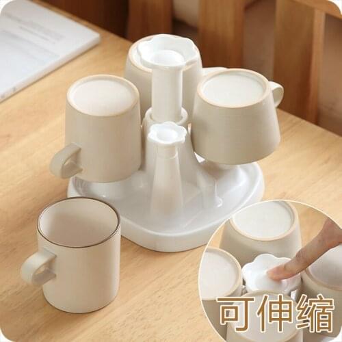 Household Creative Plastic Drain Glass Cup Storage Rack Kitchen Water Dispenser Cup Holder