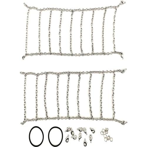MagiDeal RC Model Car Anti-skid Tire Chain for 1/10 RC TRX-4 SCX10 D90 D110