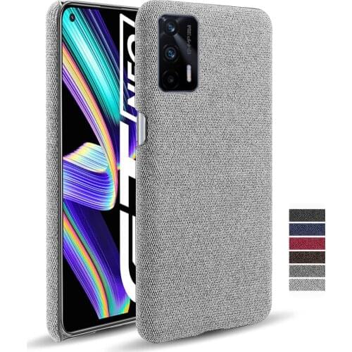 Luxury Febric Antiskid Cover Funda For OPPO Realme GT Neo C21 Narzo 20A 20 10A 10 Q2 X2 X7 X50 Pro C20 C17 C12 V11 V15 5G Case
