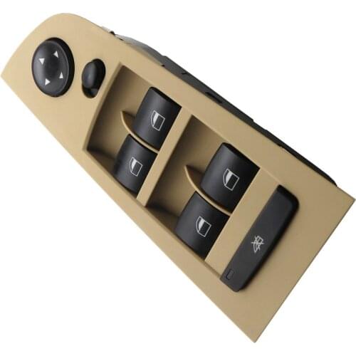 FaroeChi With Pane 61319217331 Beige Power Window Switch For BMW E90 318i 320i 325i 335i