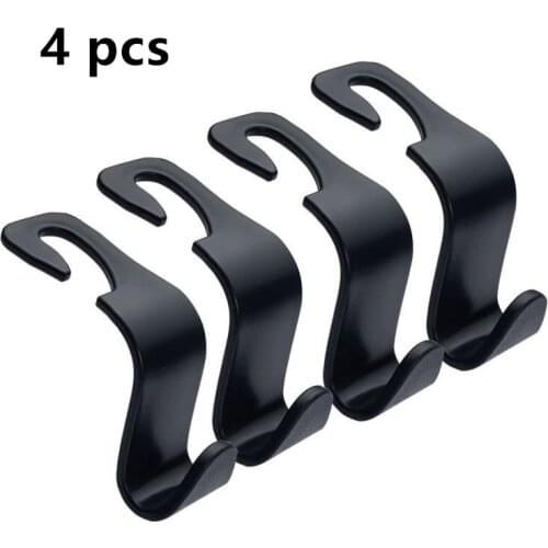 4pcs Car Seat Back Bag Hanger Hook for Mitsubishi Asx Lancer 10 9 Outlander 2013 Pajero Sport L200 Expo Eclipse Accessory
